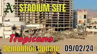 Tropicana Las Vegas Demolition Update 09 02 24