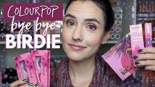 ColourPop Bye Bye Birdie Collection | Swatches of EVERYTHING + Tutorial