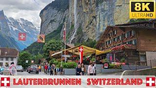 [ 8K ] Lauterbrunnental Schweiz – Ein Stück Paradies auf Erden | Rundgang 8K UHD-Video