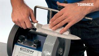 Sharpen thin and flexible knives with the Tormek Knife Jig SVM-140