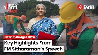 Budget 2024 Highlights: FM Nirmala Sitharaman Retains Tax Rates: Key Highlights From The Speech