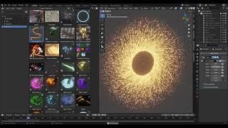 How to Use Curve Sparks in Blend FX - Blender Tutorial