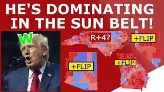 Trump Is DOMINATING in the KEY Sun Belt States!