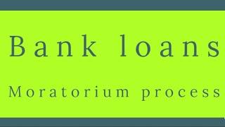 HDFC bank Loans Moratorium link Process in telugu || Maruthi Enukonda