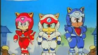 Samurai Pizza Cats anime OST - Kyattou Ninden Teyandee 三日月コネクッション