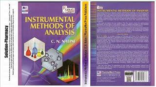 Instrumental Method of Analysis By C.N. Nalini | B.Pharmacy 7th Semester | PharmaMed Press