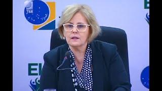 Rosa Weber anuncia eleição de Bolsonaro à Presidência da República