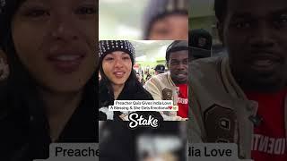 Preacher Quis Gives India Love A Blessing & She Gets Emotional️ #streameruniversity #indialove