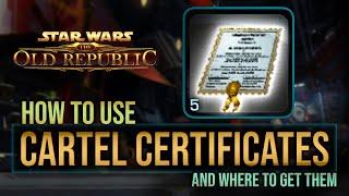 SWTOR: EVERYTHING you should know about Cartel Market Certificates [ 2021 ]