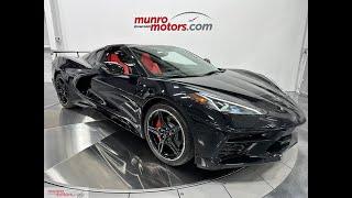 2023 SOLDSOLDSOLD Corvette C8 2LT Coupe MagRide High Wing NPP NAV MEM Black on Adrenaline Red