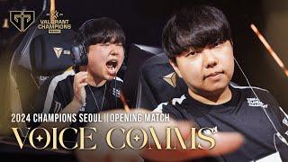 Valorant Champions Seoul Opening Match | vs SEN Voice Comms