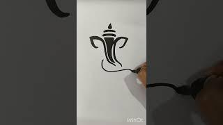 Shree Ganesh Ji Drawing Easy #ganesh #drawing #shorts #ytshorts