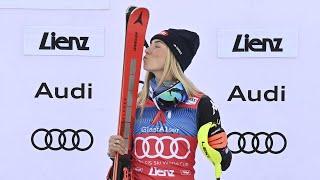 Mikaela Shiffrin  - Lienz women giant slalom, Dec 28, 2023, both runs #sheskis @atomic