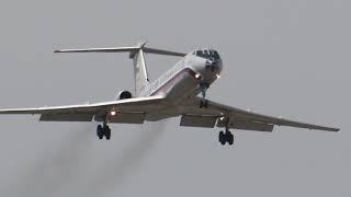 Tu-134 Landing. Stabilized.