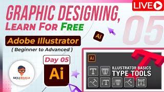 Adobe Illustrator for Beginners | Type Tool | Illustrator Full Course Tutorial 2025 |