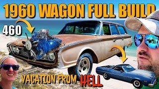 BIG BLOCK 1960 Ford Station Wagon FULL BUILD - My Girl Sees the Beach for FIRST TIME!