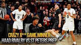 TAHAADS RIVALRY SMOKE ENDS W/ THE BRAZIEST GAME WINNER OAT?? Hudson vs St. Peters Prep PT1 