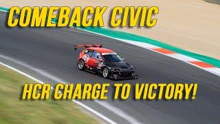 Comeback Civic: Charge to Victory - HCR Works Supercharged Civic EG at Brands Hatch Thunder Saloons