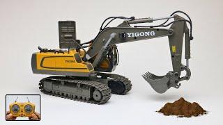 RC REMOTE CONTROL EXCAVATOR YIGONG AGES6+ 11CH UNBOXING  & TEST VIDEO