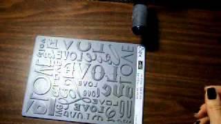 Using the Letterpress Plates with a Versamark Pad with Diana Gibbs