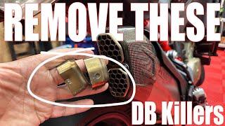 How to Remove the DB Killers on the Ducati Multistrada V4 Full Race Akropovic Exhaust 