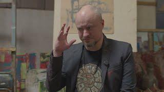 В мастерской художника Романа Кузьмина
