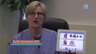 Nurse uses Cardio-Visual App for sleep apnea education