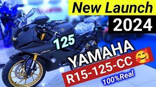 New Launch 2024 yamaha R15 125-CC  @Bikersrj786 #yamahar15125 #r125