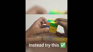 3×3 Rubiks Cube Backward Pair Insertion Technique #Cubewallah