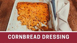 A Simple Southern Cornbread Dressing Recipe For Thanksgiving & Christmas  | This Is Fenique