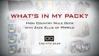 What's In My Pack? — High Country Mule Deer with Zack Ellis of PNWild
