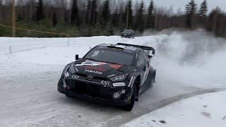 Elfyn Evans Rally Sweden 2025 test Toyota GR Yaris