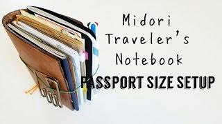 Midori Traveler's Notebook- Passport Setup & Inserts (Part 1)