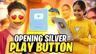 FINALLY UNBOXING OF SILVER PLAY BUTTON | REVEALING MY FACE | KHUNI GAMERS