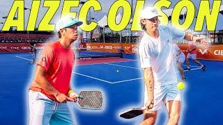 Is Aizec Olson better than Chris? - 2024 PPA TEXAS OPEN MENS 5.0 vs Akinori Wada & Josh Rivera