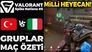 TÜRKİYE vs ITALYA MAÇ ÖZETİ | Valorant Spike Nations #5