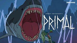 Megalodon Attack | Genndy Tartakovsky's Primal | adult swim