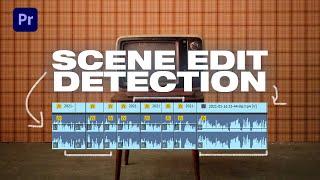 How to Automatically Cut Clips with Scene Edit Detection Tool (Adobe Premiere Pro CC Tutorial)