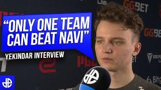 YEKINDAR: "The Only Team That Can Beat NAVI Is Gambit" PGL CSGO Major