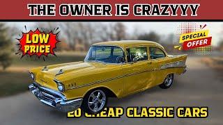 Why is the car owner selling it for a low price? classic cars for sale