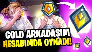 BİR GOLD RADYANT HESAPTA OYNARSA NE OLUR !! VALORANT