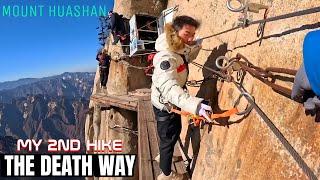 Mount Huashan Death Trail Hiking (2ND HIKE) Travel Tours #tourism #hiking #mountains