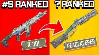 RANKING EVERY GUN IN APEX LEGENDS FROM WORST TO BEST