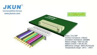 The wire to board connector 2 poles A1259AWR , perfectly replace Molex, JST, wago and so on.