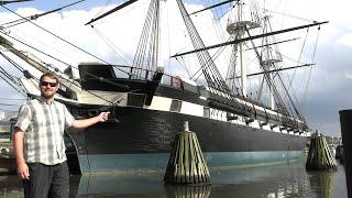 America's Last Sailing Warship: USS Constellation from US Civil War 1854