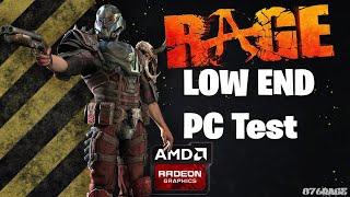 RAGE  Low-End Test| (AMD A6, Radeon R4 Graphics)