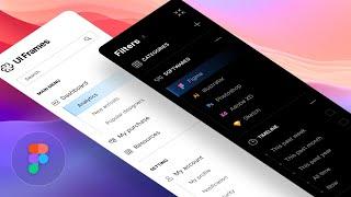 Designing the Perfect Side Menu in Figma - For Beginners