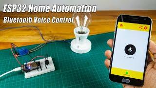 How to make a Bluetooth voice control Home Automation project with DEVIT V1 ESP32 board