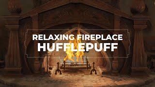 5 HOURS Hufflepuff Common Room Fireplace Relaxing Fire Crackling Sound | Hogwarts Legacy