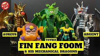 1995 MARVEL DRAGONS FIN FANG FOOM - AUREUS - ARGENT | Iron Man The Animated Series | Toybiz